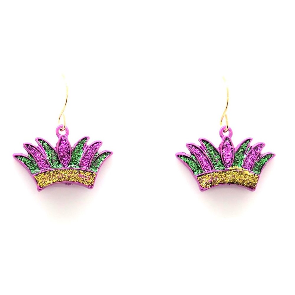 Mardi Crown Earrings